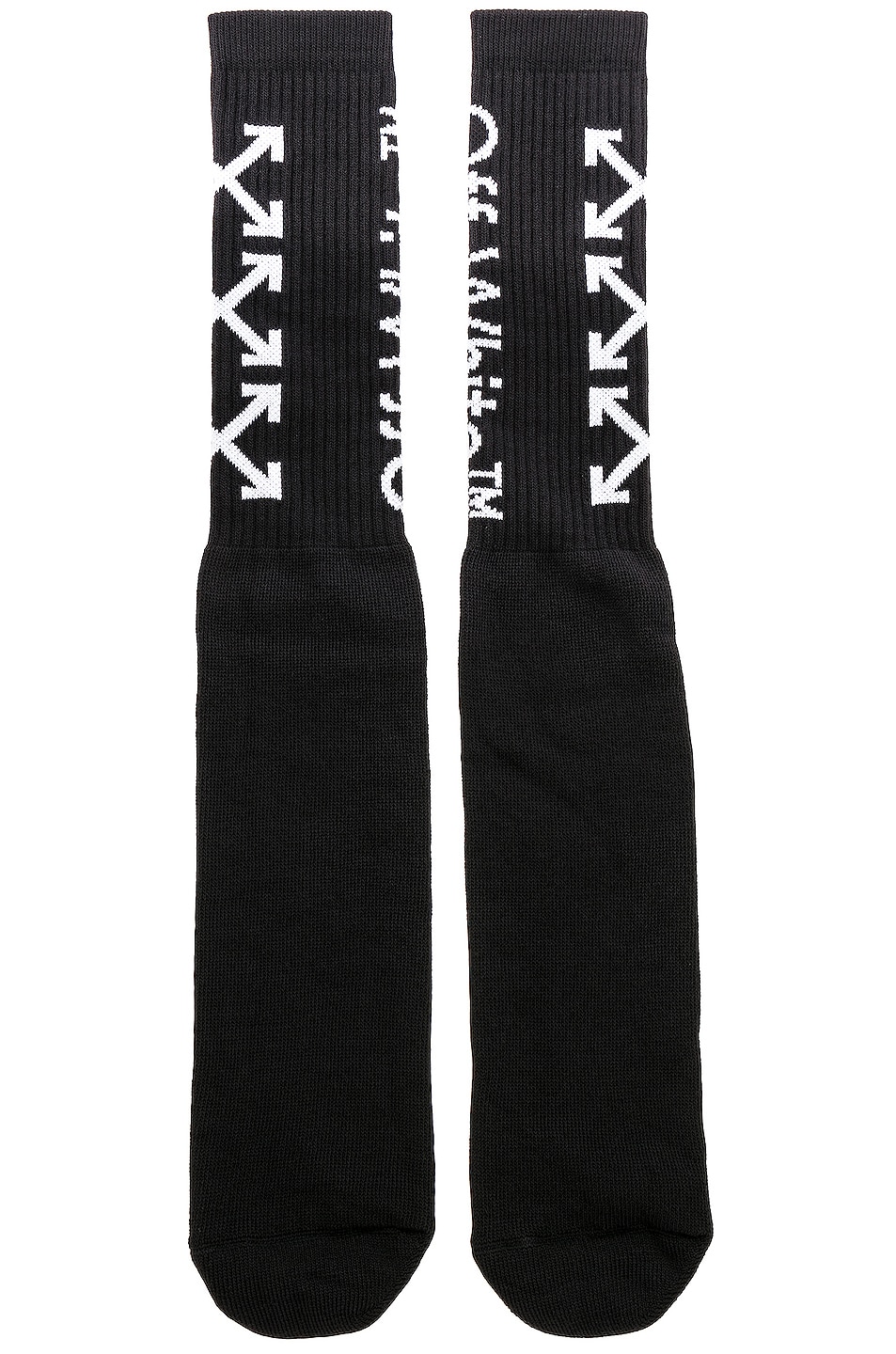 Image 1 of OFF-WHITE Arrows Socks in Black & White
