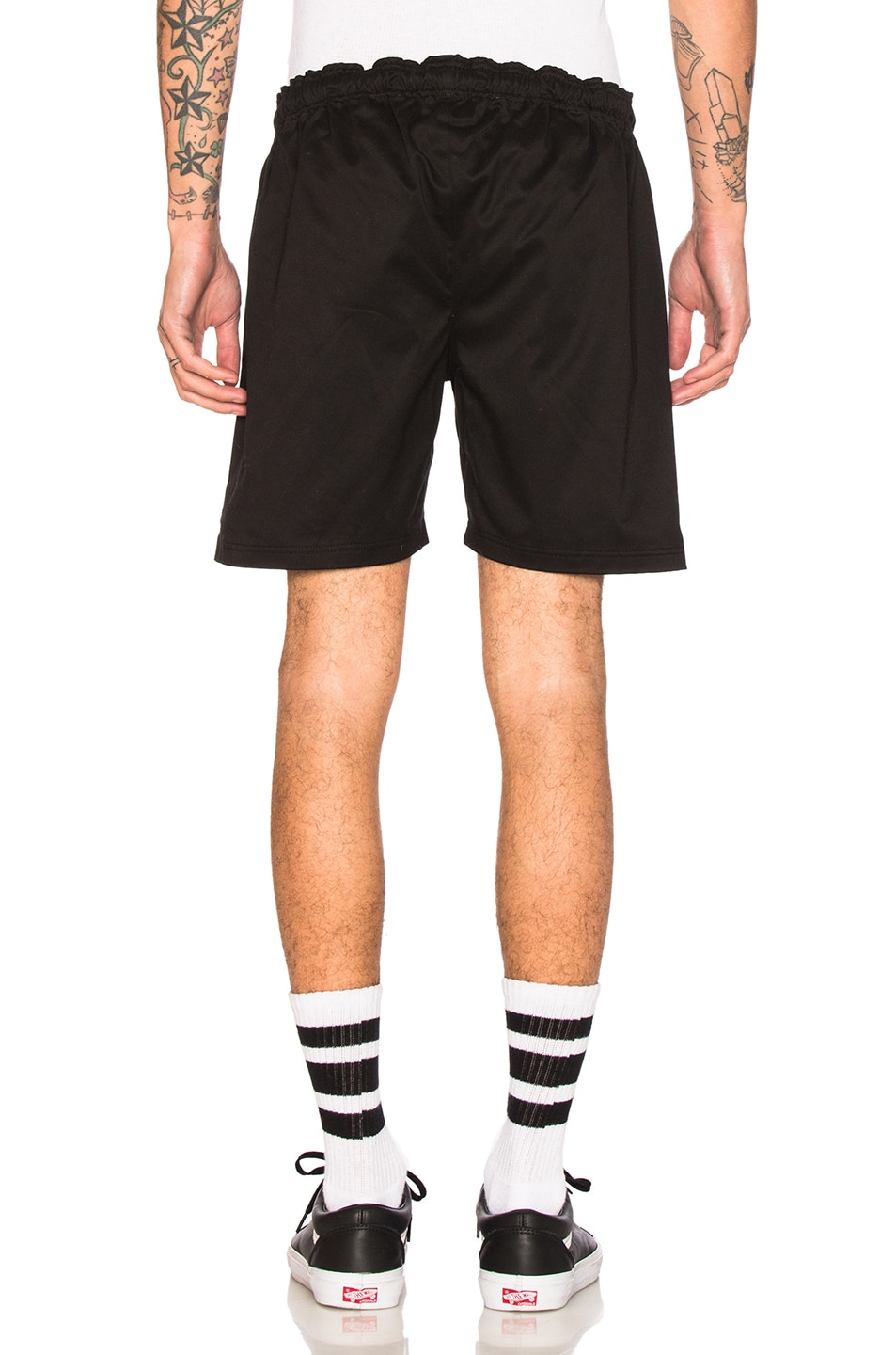 OFFWHITE x Umbro Shorts in Black & White FWRD