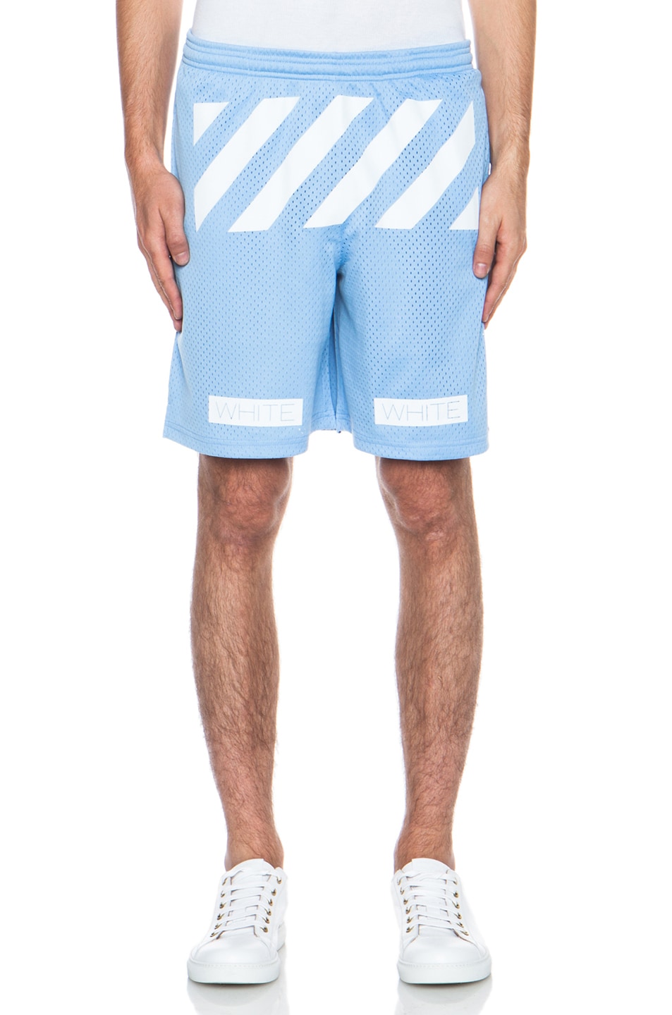 umbro off white shorts