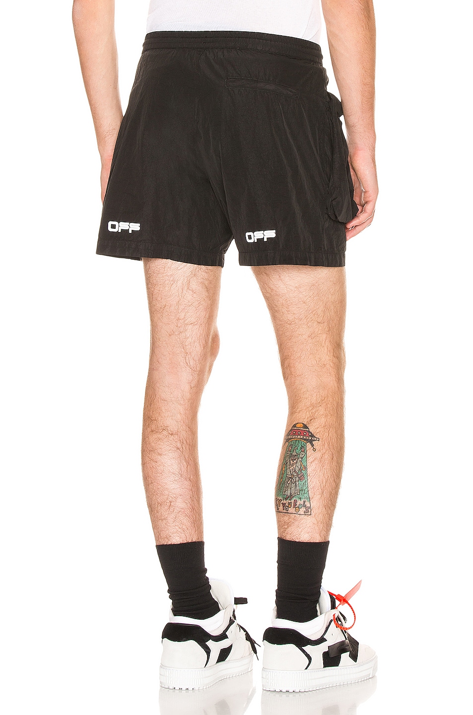 Image 1 of OFF-WHITE All Weather Shorts in Black & White