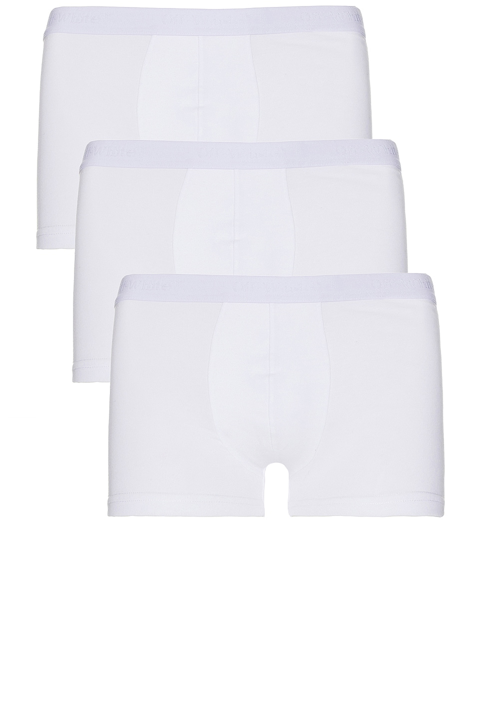 Image 1 of OFF-WHITE 3 Pack Bookish Low Rise Boxer in White