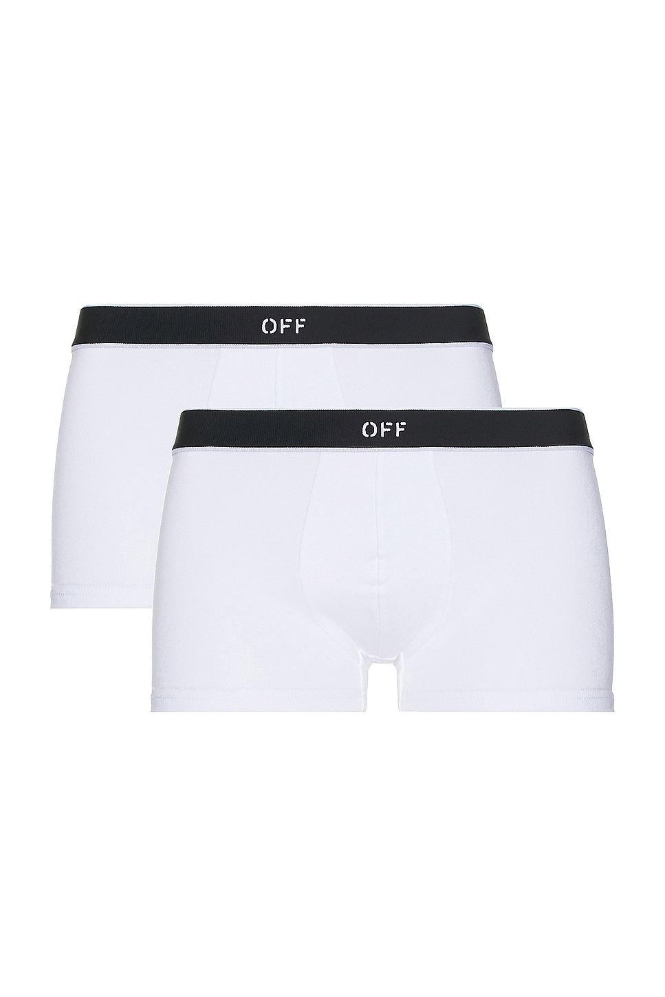 Image 1 of OFF-WHITE Stamp Low Rise Boxer in White