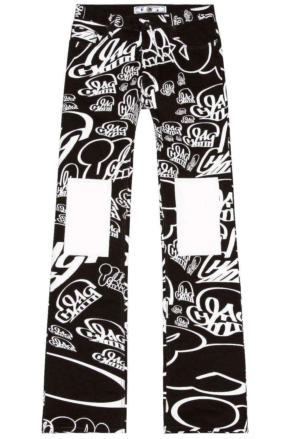 Image 1 of OFF-WHITE Katsu Skinny Jean in Black & White