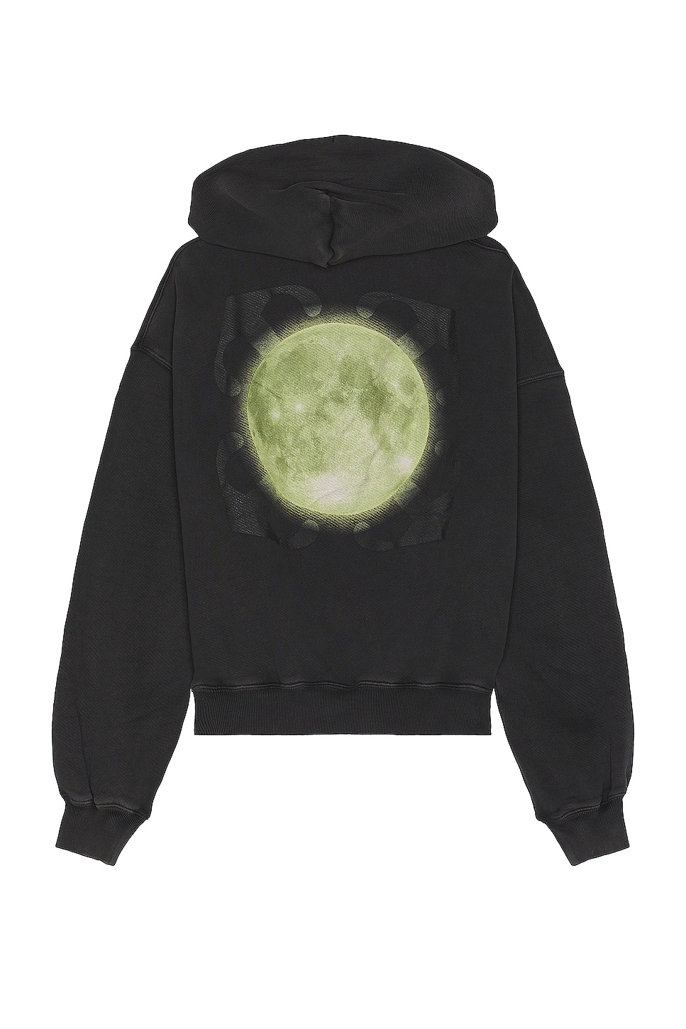 Image 1 of OFF-WHITE Super Moon Over Hoodie in Black