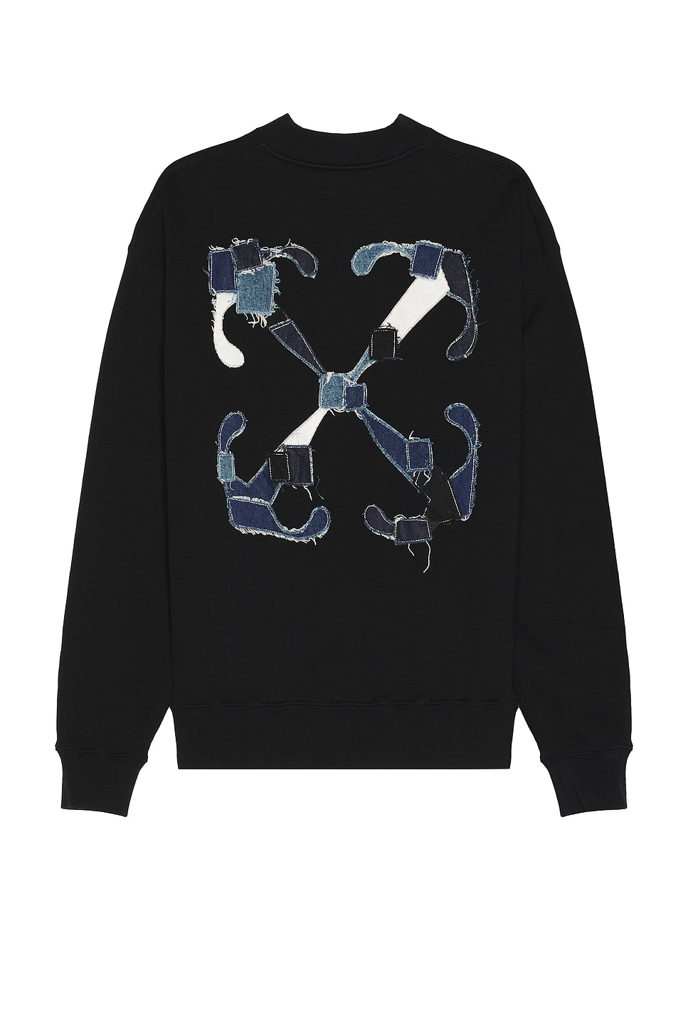 Image 1 of OFF-WHITE Boro Arrow Skate Crewneck in Black