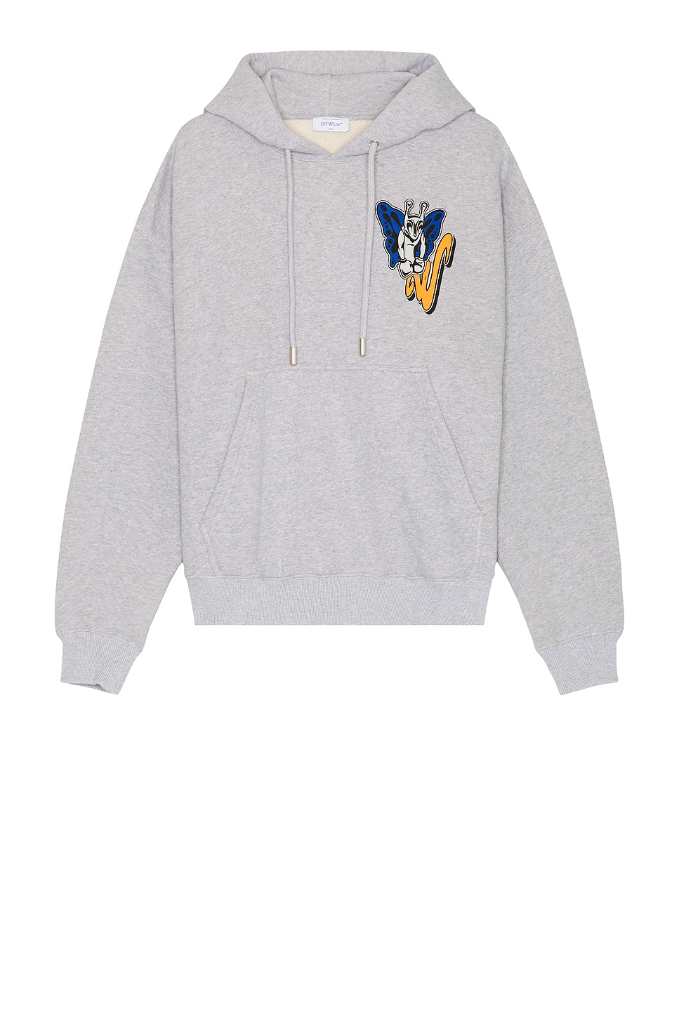 Shop Off-white Gang Skate Hoodie In Light Grey