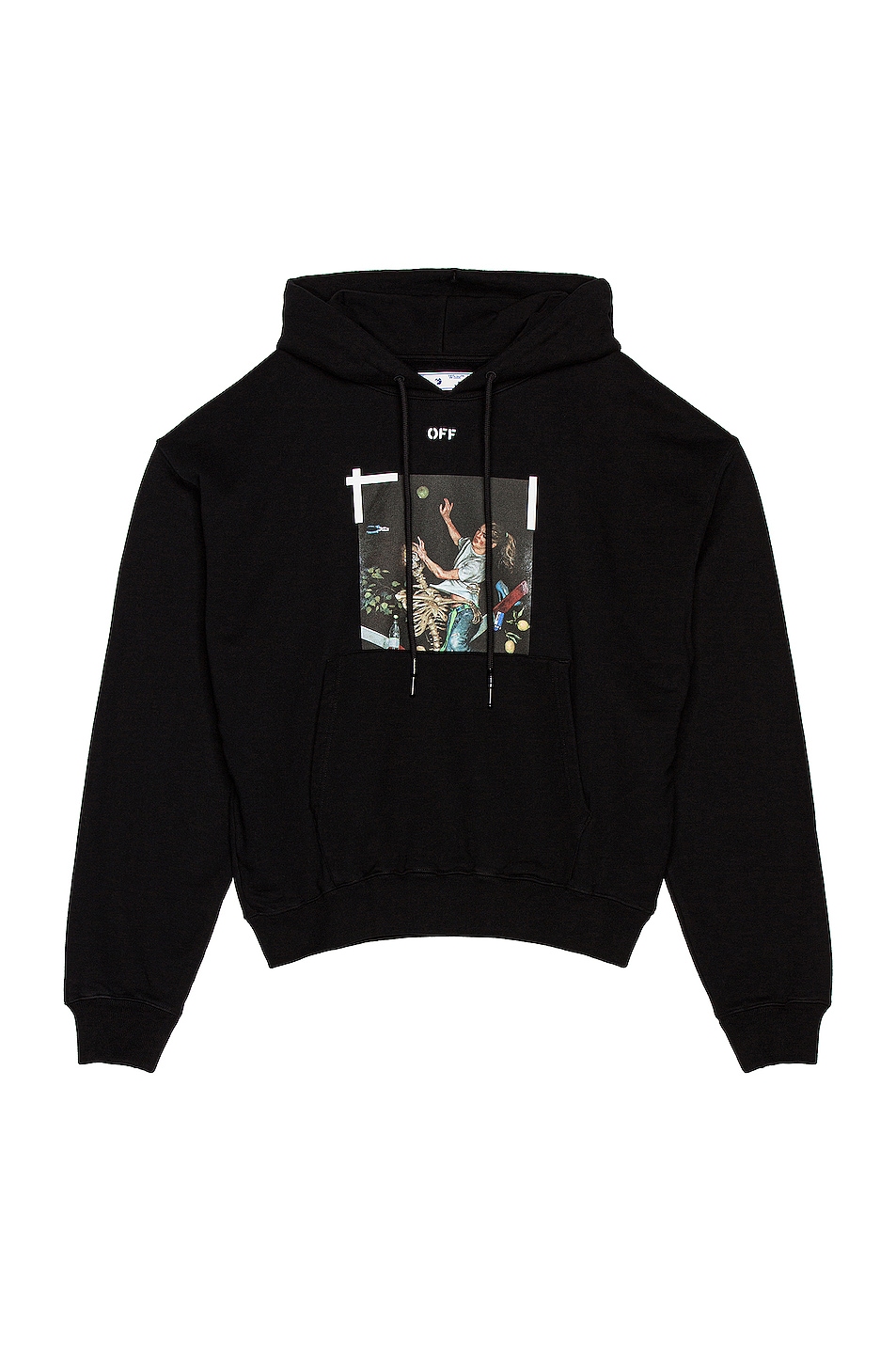 Image 1 of OFF-WHITE Pascal Print Over Hoodie in Black & White