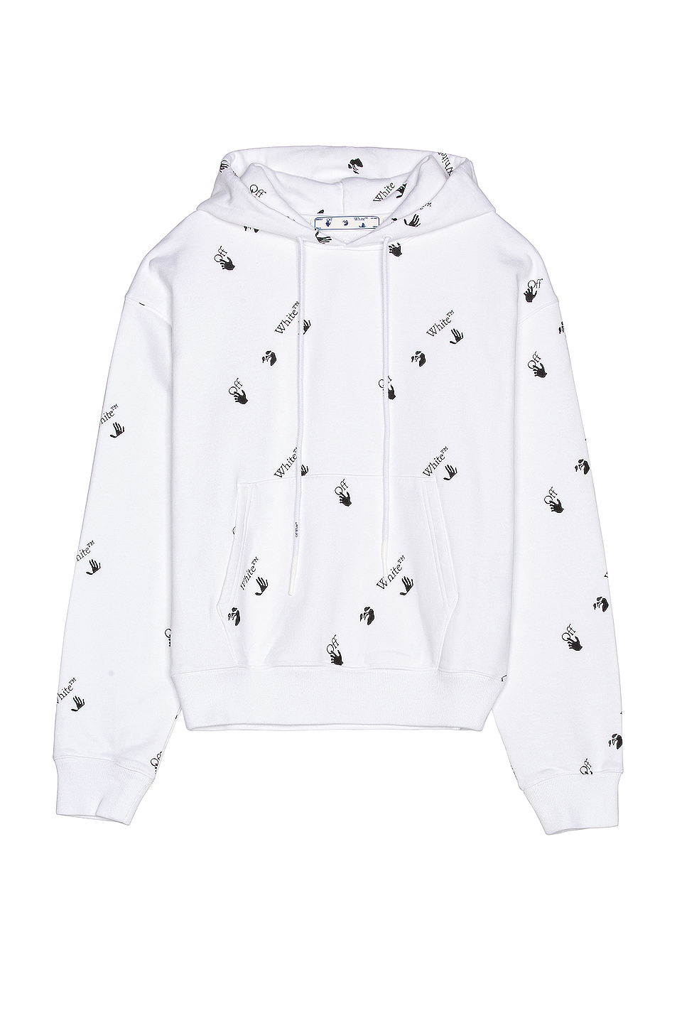 Image 1 of OFF-WHITE All Over Hoodie in White