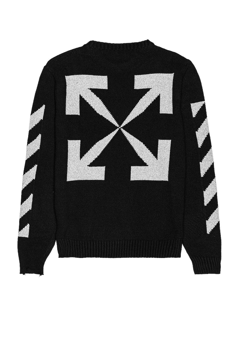 Image 1 of OFF-WHITE Crewneck Sweater in Black