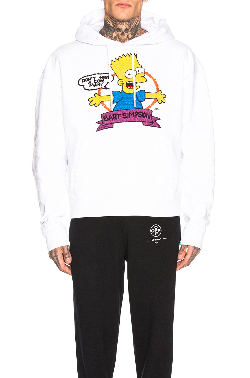 Image 1 of OFF-WHITE Bart Hoodie in White