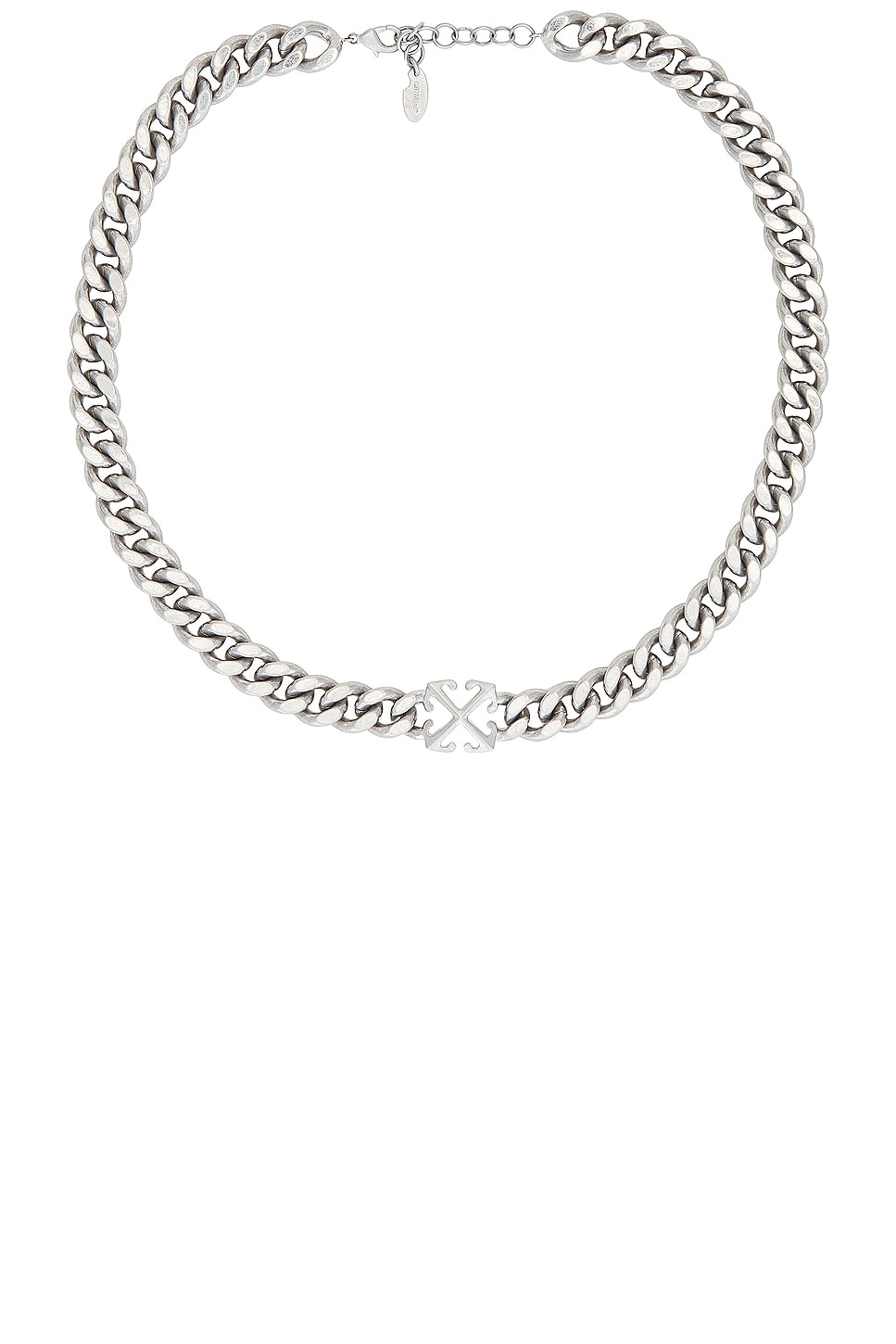 Image 1 of OFF-WHITE Arrow Chain Necklace in Silver