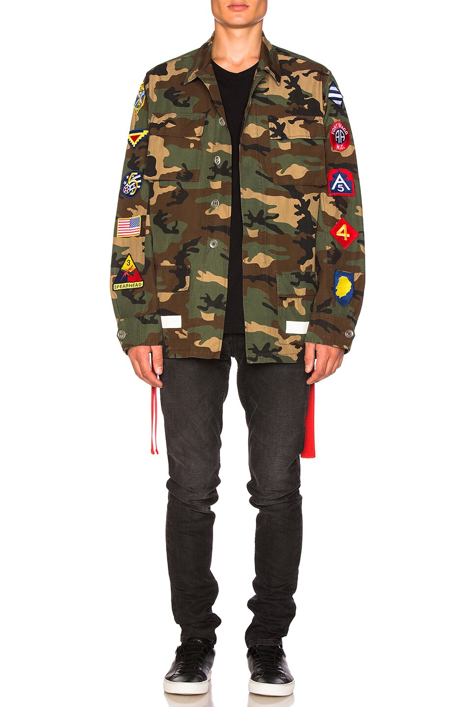 off-white archive field jacket – 迷彩色,满底白 | fwrd