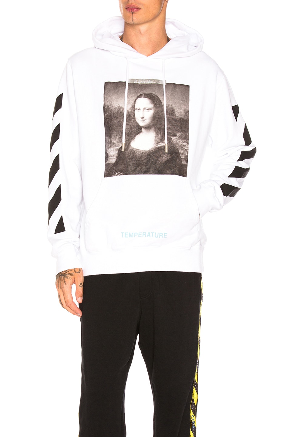 Image 1 of OFF-WHITE Mona Lisa Hoodie in White