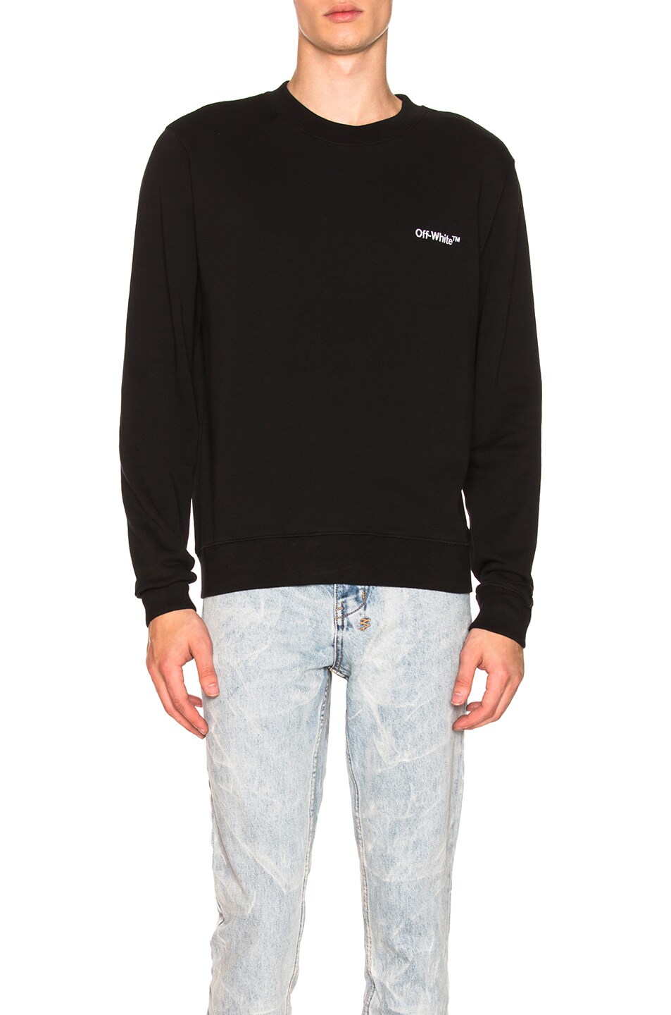 Image 1 of OFF-WHITE Off Crewneck in Black