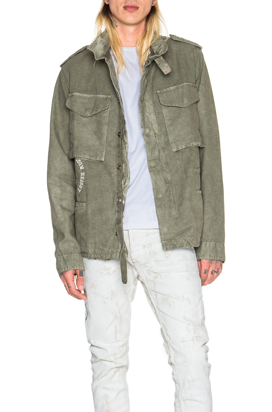 Image 1 of OFF-WHITE Basic Indian Jacket in Army