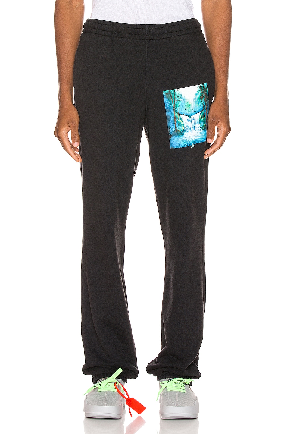 Image 1 of OFF-WHITE Waterfall Sweatpant in Black Multi