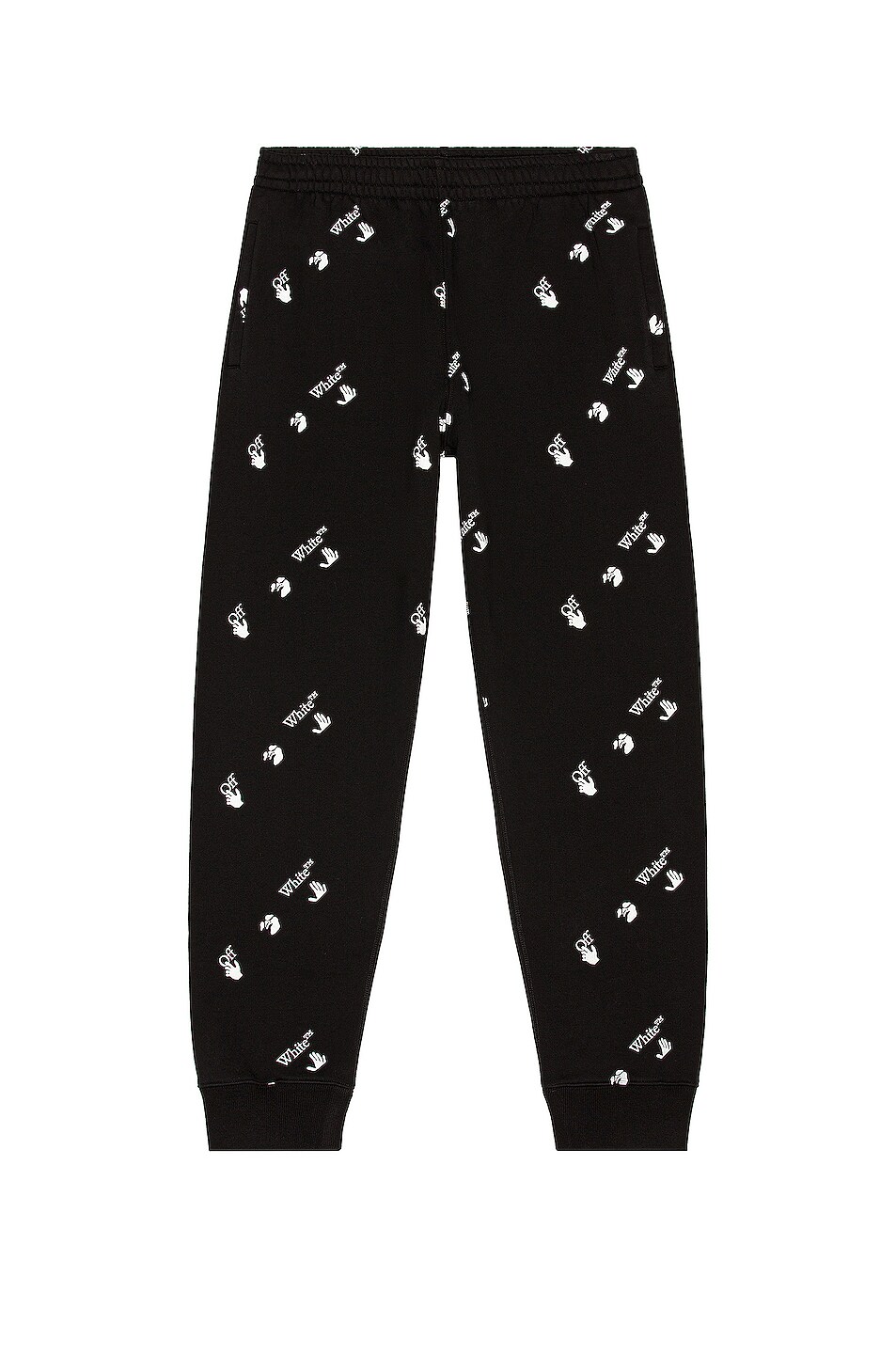 Image 1 of OFF-WHITE All Over Sweatpant in Black