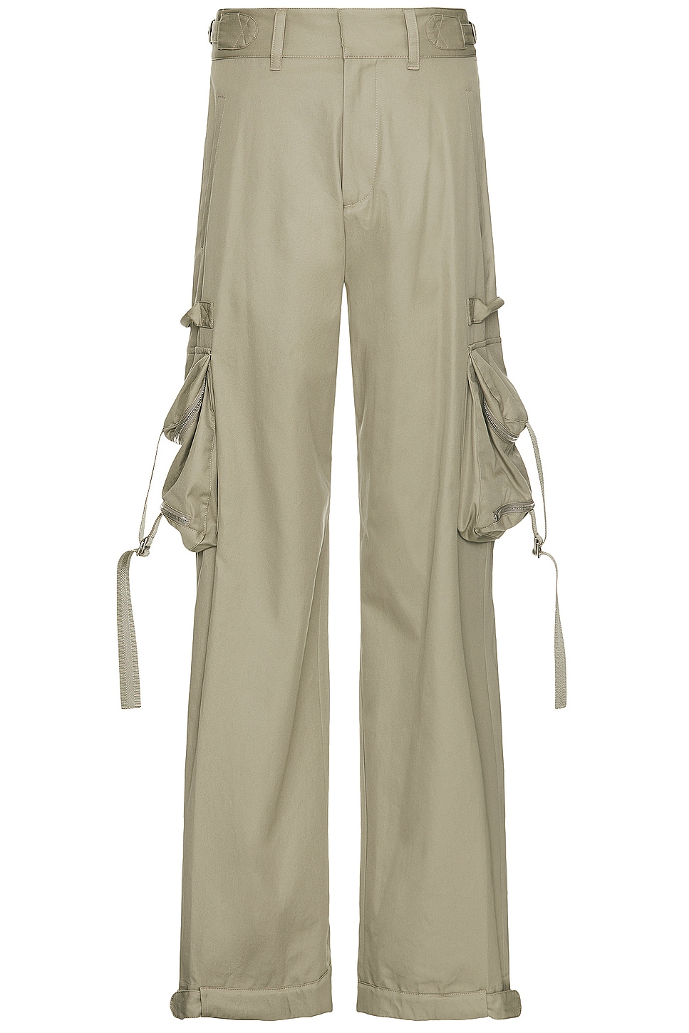 Image 1 of OFF-WHITE Zip Cotton Cargo Pant in Beige