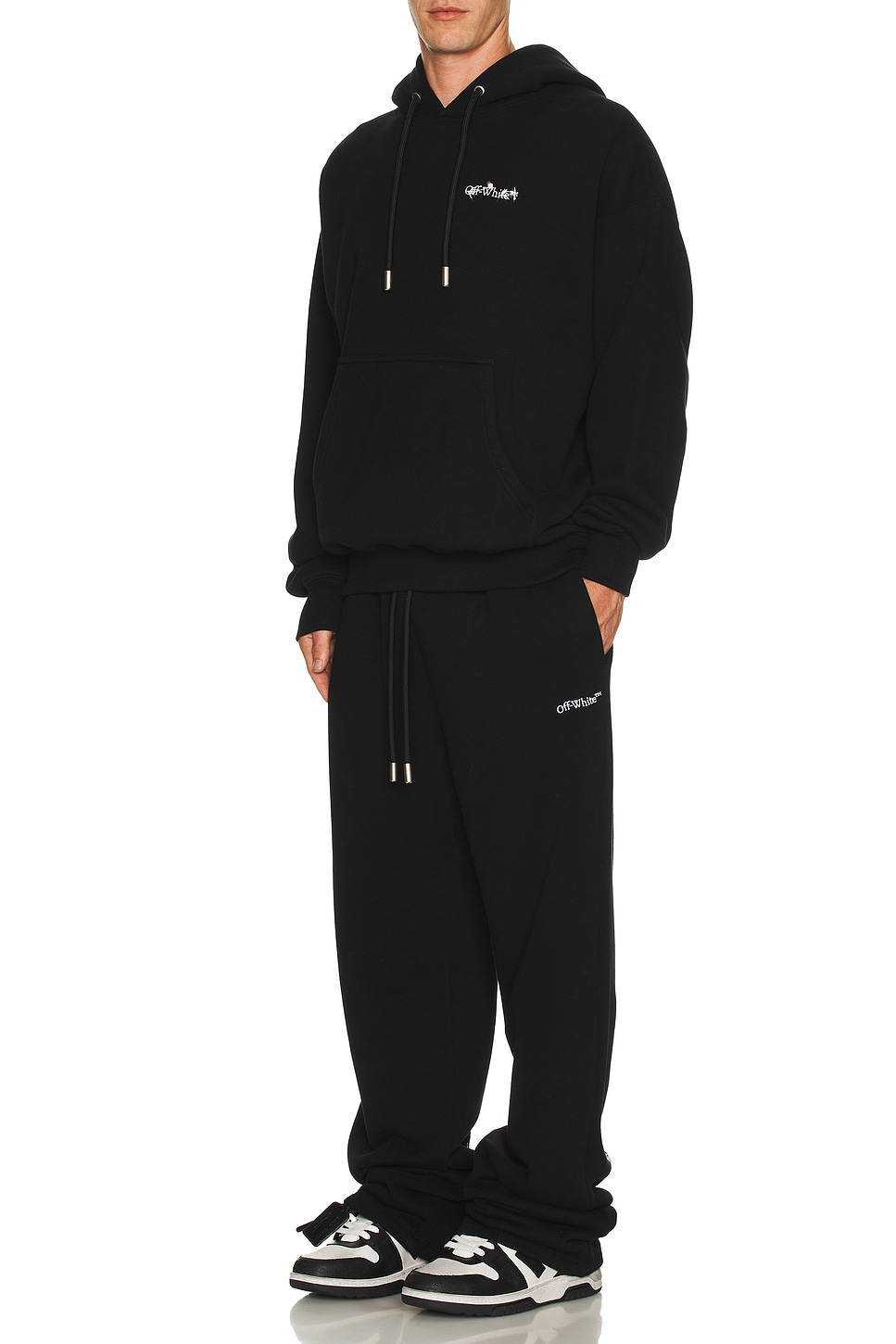 Image 1 of OFF-WHITE Pixel Diag Sweatpants in Black