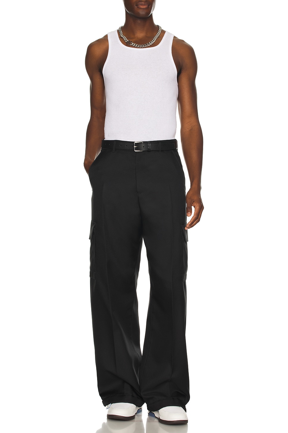 Image 1 of OFF-WHITE Drill Cargo Pant in Black