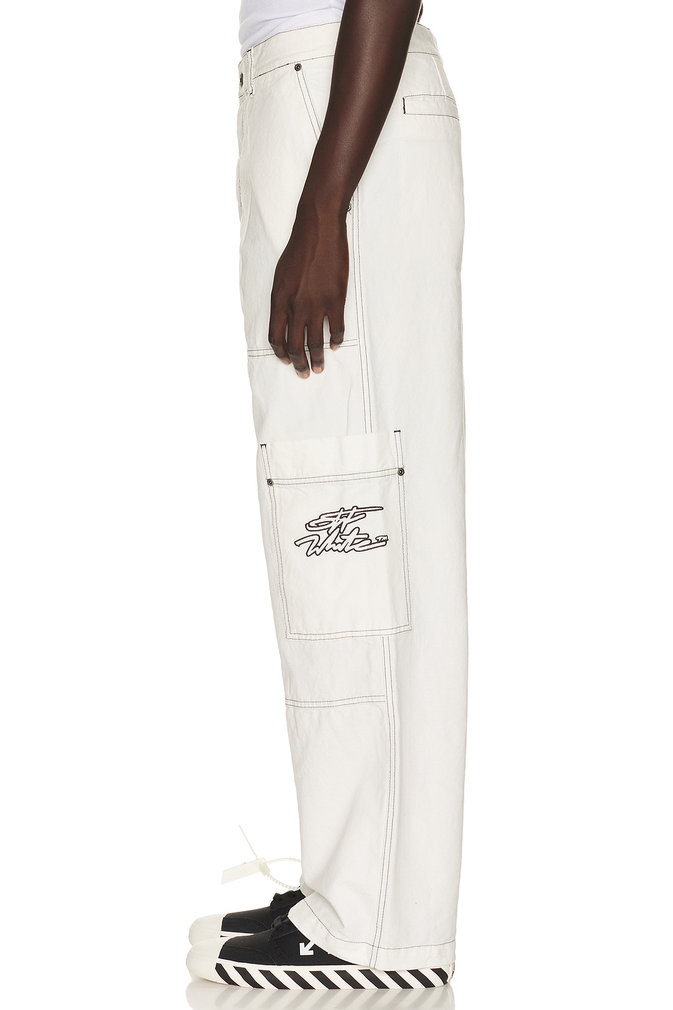 Off-white Script Cargo Pant In Multi