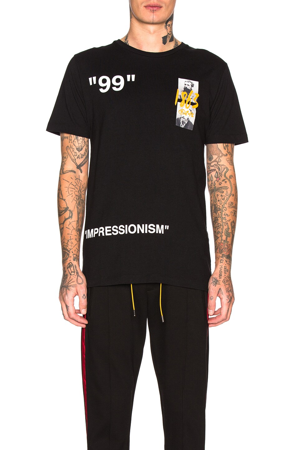 Image 1 of OFF-WHITE Summer Tee in Black Multi
