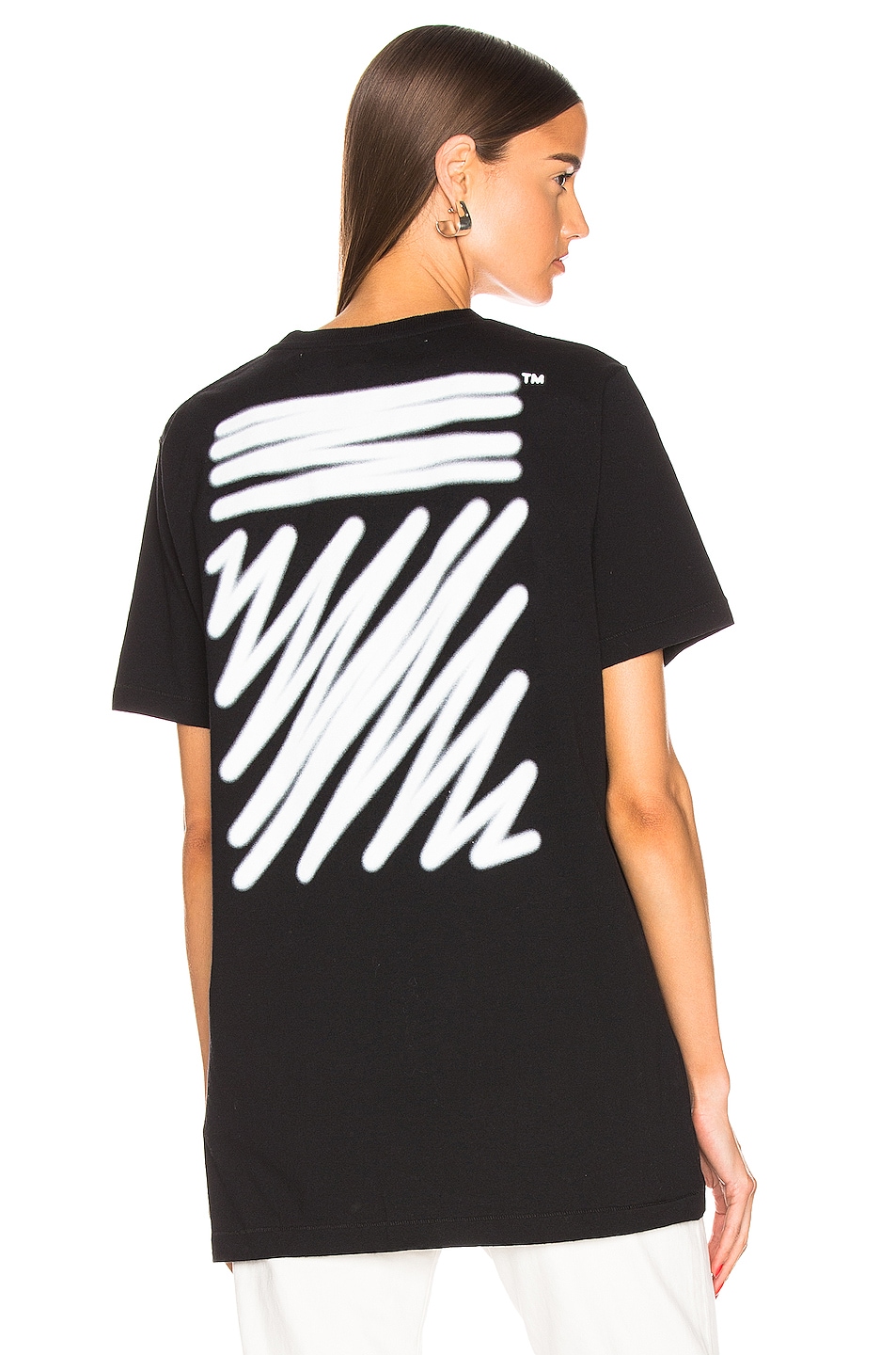 Image 1 of OFF-WHITE EXCLUSIVE Short Sleeve Tee in Black
