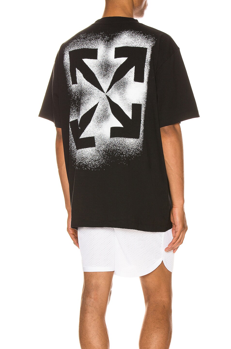 Image 1 of OFF-WHITE Stencil Tee in Black & White