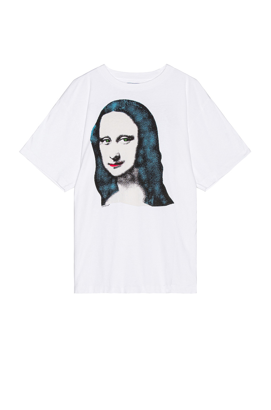 Image 1 of OFF-WHITE Monalisa Over Tee in White & Black