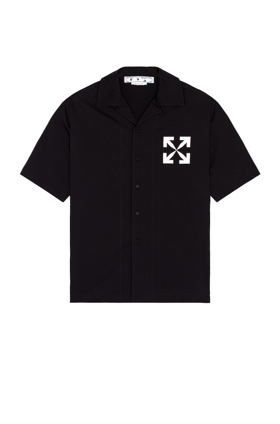 Image 1 of OFF-WHITE Single Arrow Holiday Shirt in Black & White