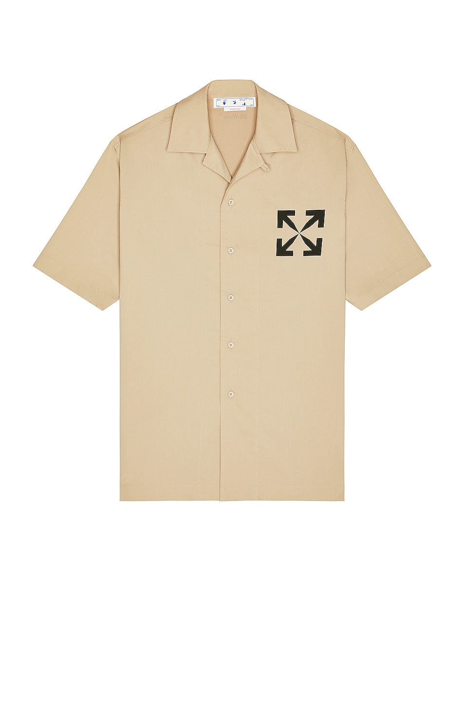 Image 1 of OFF-WHITE Single Arrow Holiday Shirt in Dark Sand