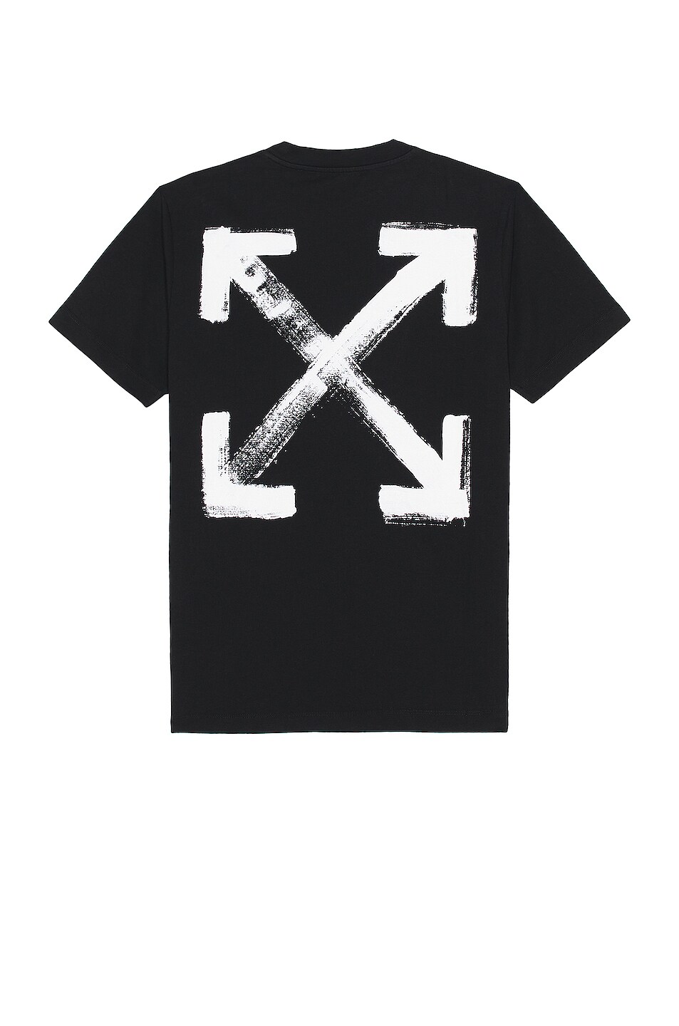 Image 1 of OFF-WHITE Paint Arrow Slim Short Sleeve T-Shirt in Black & White