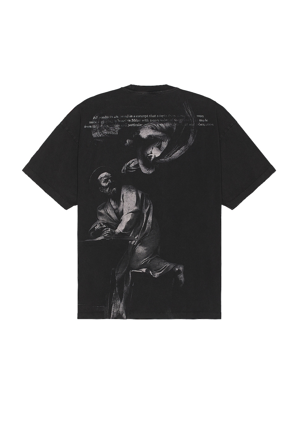 Image 1 of OFF-WHITE Bw S. Matthew Over Short Sleeve Tee in Black