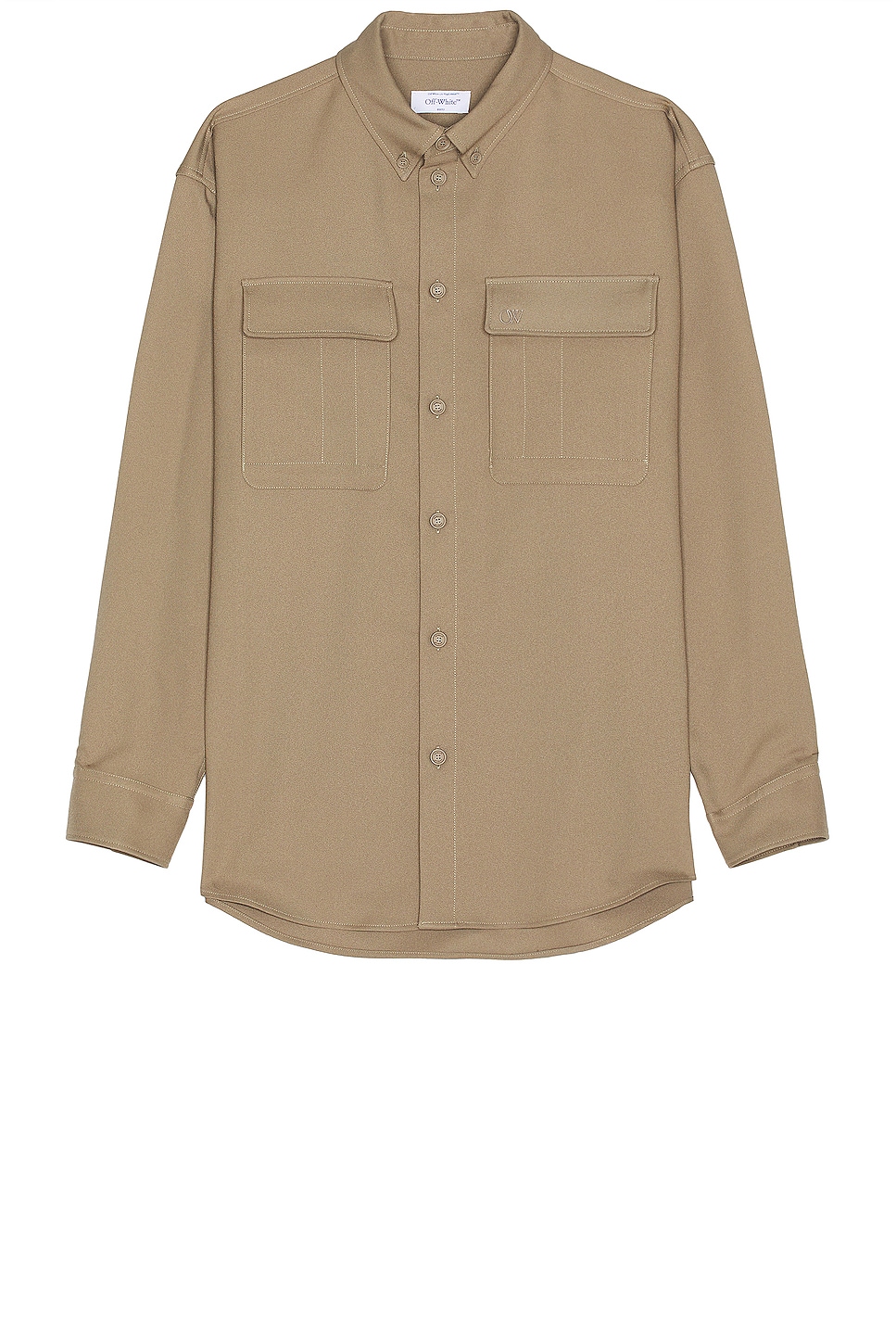 Image 1 of OFF-WHITE Drill Military Overshirt in Beige