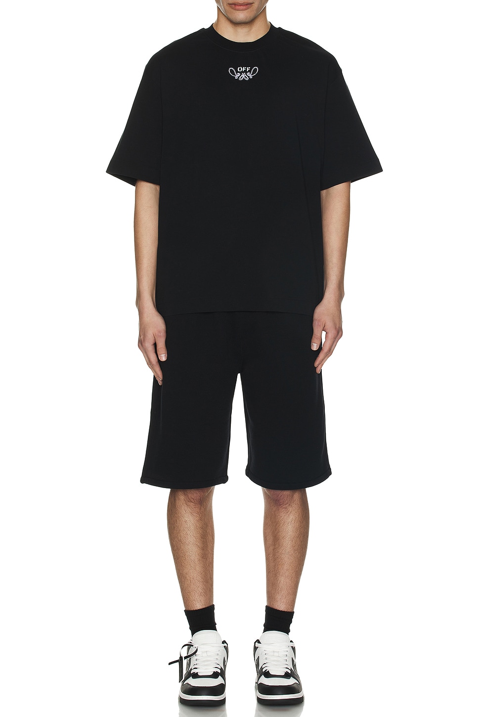 Image 1 of OFF-WHITE Bandana Skate T-Shirt in Black & White