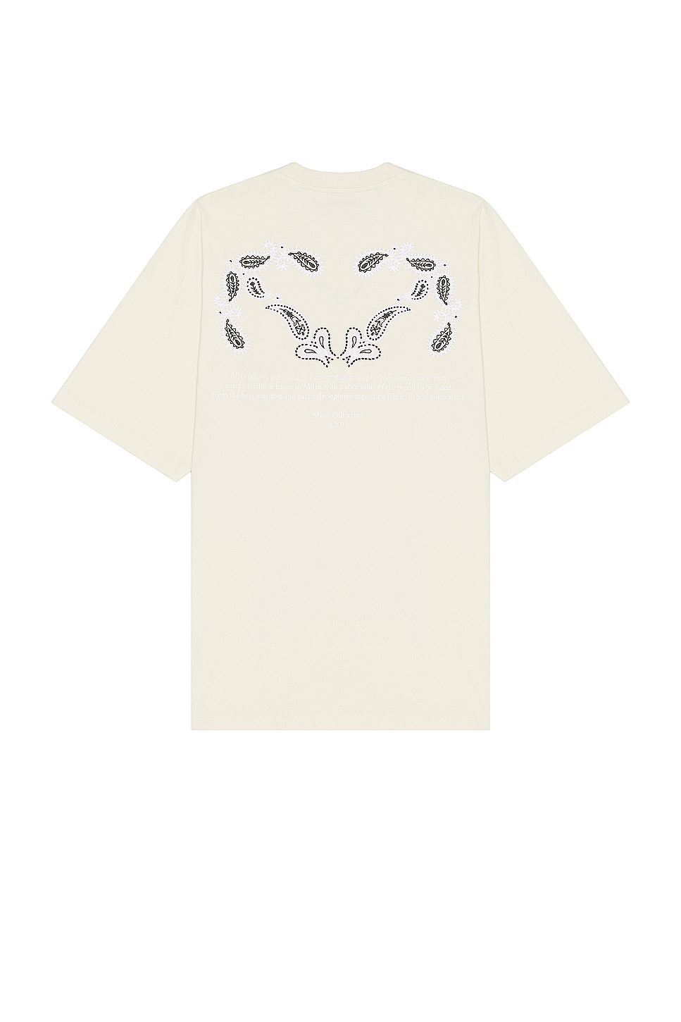 Image 1 of OFF-WHITE Bandana Half Arrow Over T-shirt in Angora White