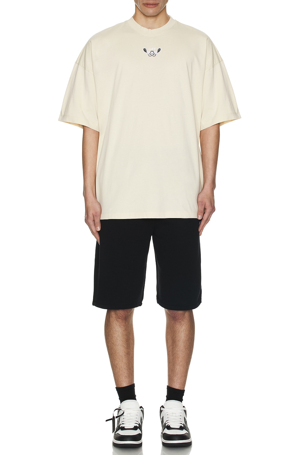 Image 1 of OFF-WHITE Bandana Half Arrow Over T-Shirt in Angora White