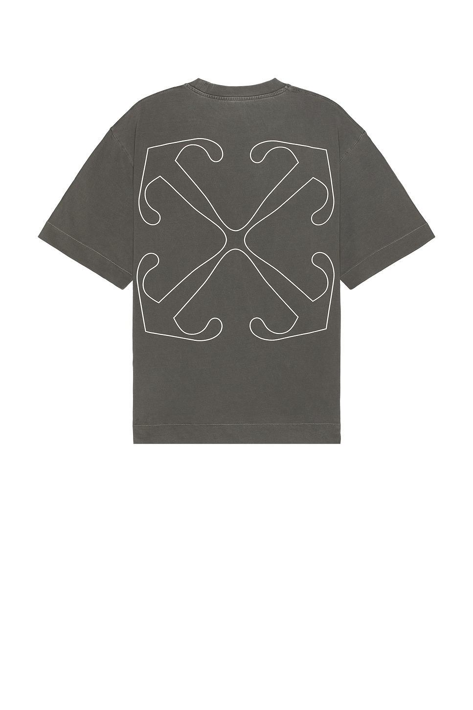 Image 1 of OFF-WHITE Outline Arrow Skate T-Shirt in Black