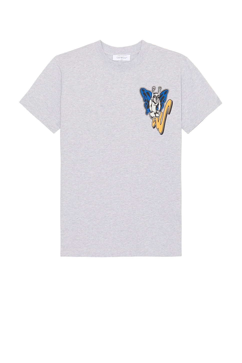 Shop Off-white Gang Slim T-shirt In Light Grey