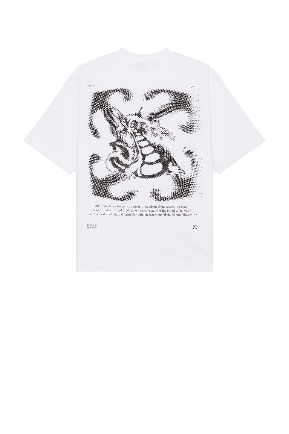 Shop Off-white Dragon Arrow Skate T-shirt In White