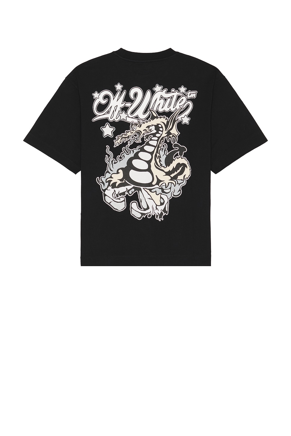 Shop Off-white Dragon Skate Tee In Black