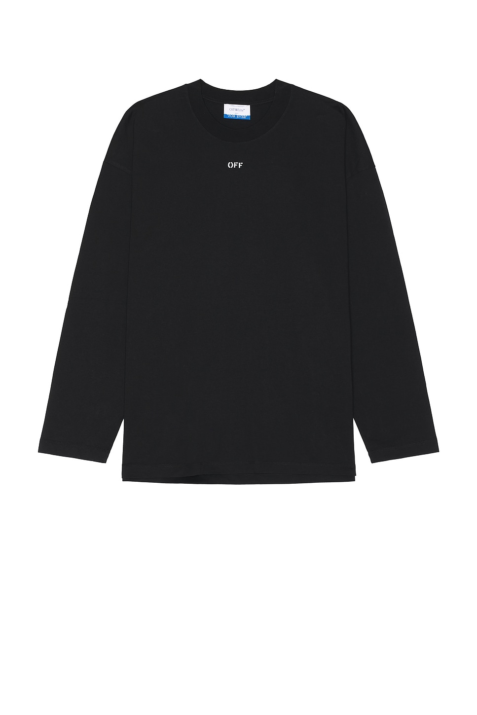 Image 1 of OFF-WHITE Stamp Wide Long Sleeve Tee in Black