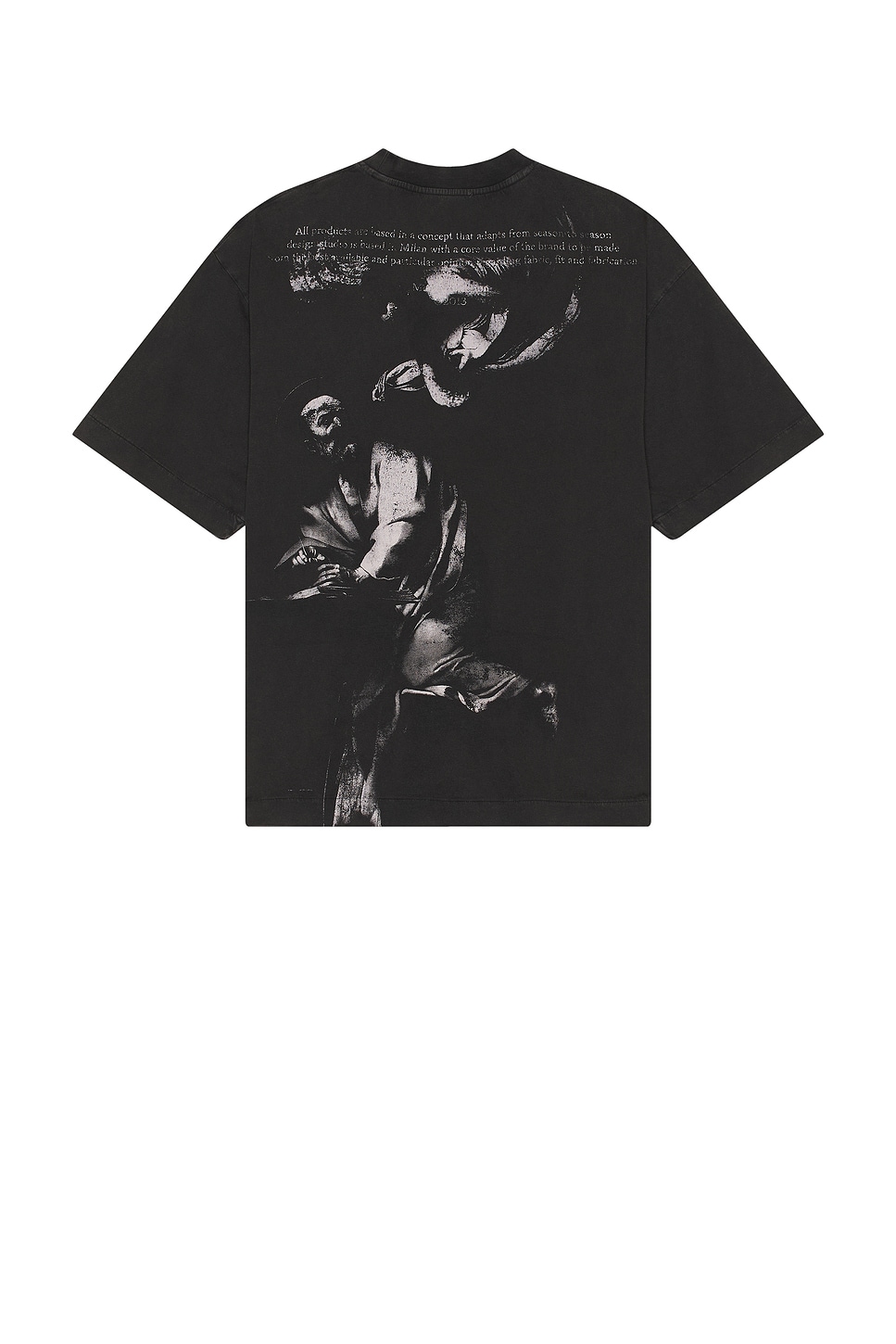 Image 1 of OFF-WHITE Matthew Skate Short Sleeve T-Shirt in Black