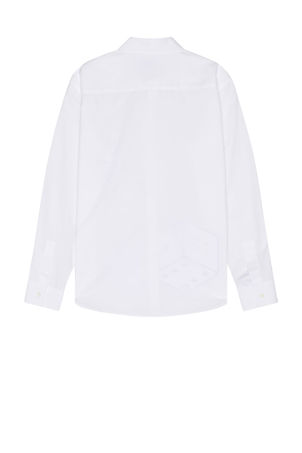 Off-white Dices Poplin Shirt In White
