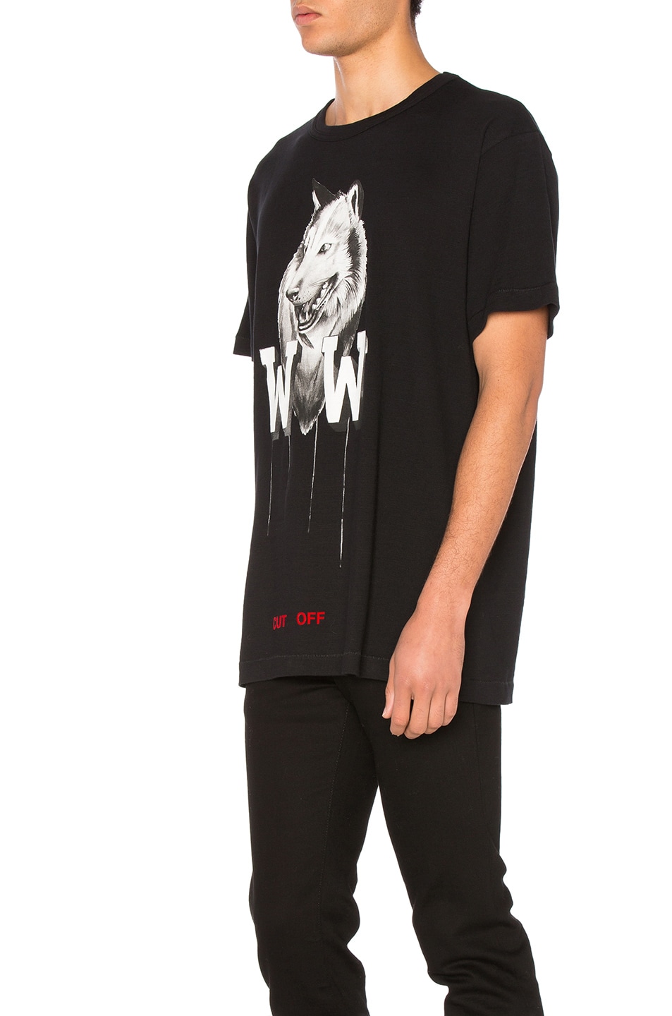 off white othelo wolf tee