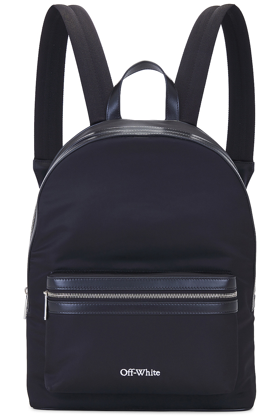 Core Round Nylon Backpack in Black