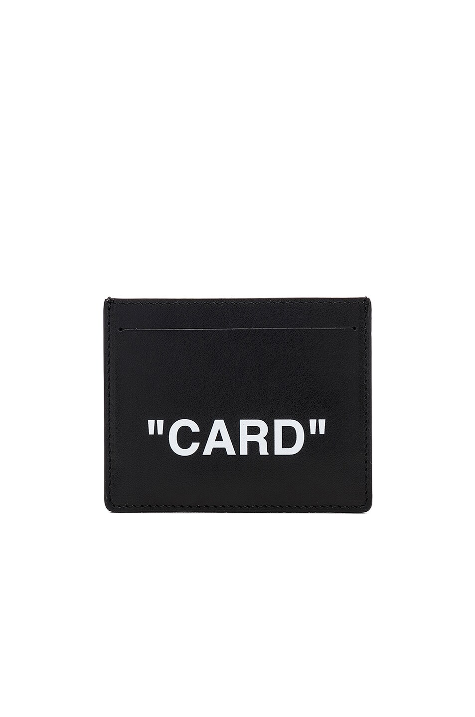 Image 1 of OFF-WHITE Quote Cardholder in Black & White