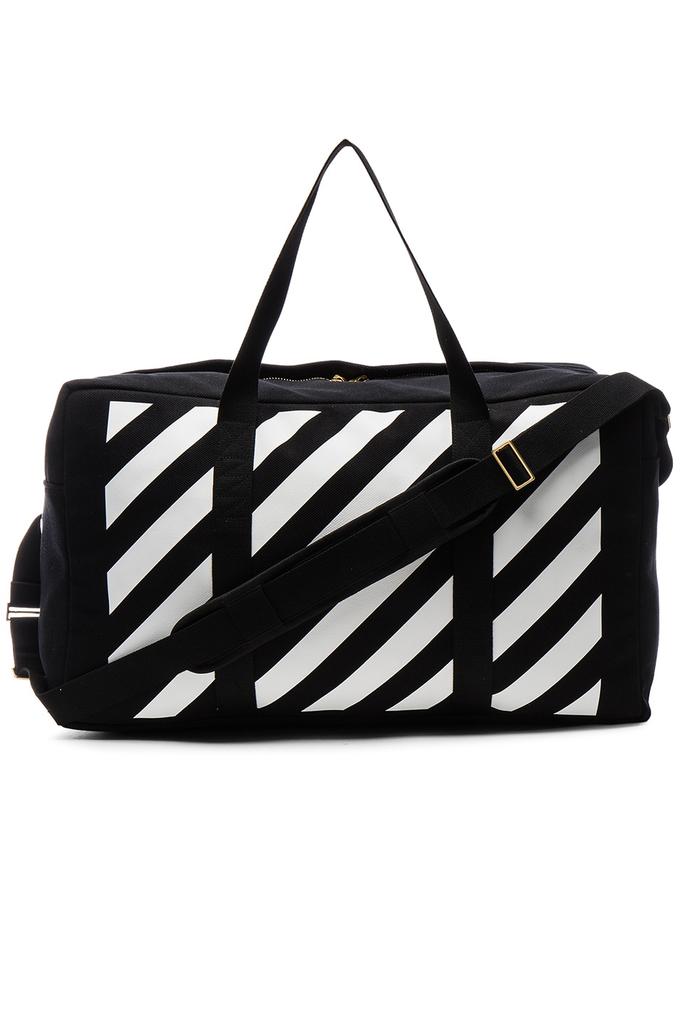 Image 1 of OFF-WHITE Duffle Bag in Black & White