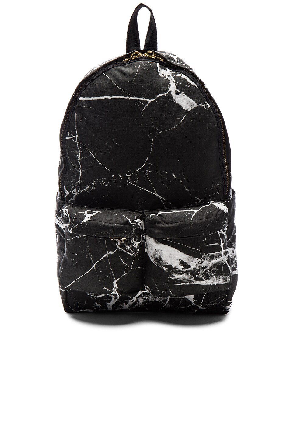 Image 1 of OFF-WHITE Marble Print Backpack in Black