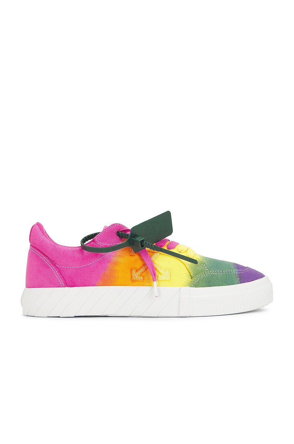 Image 1 of OFF-WHITE Low Vulcanized Canvas Sneaker in Multi